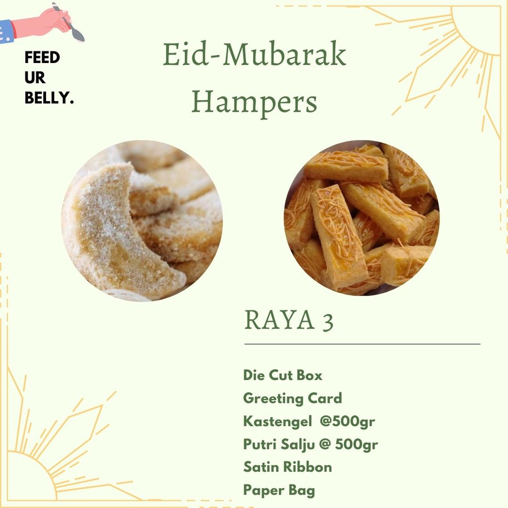 

Lebaran Hampers Kue Kering Kastengel + Putri Salju Premium