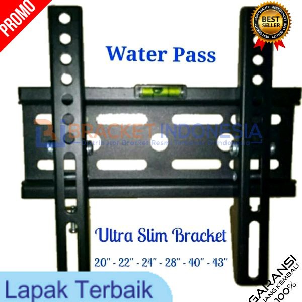 Bracket LED TV 40 Inch - 43 Inch Built In Water Pass