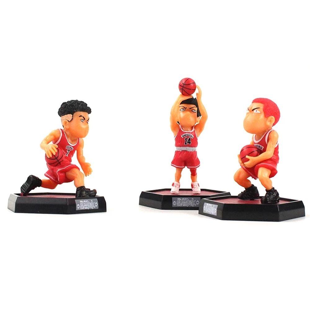 Lanfy Sakuragi Figure Basket Player Hadiah Teman Figure Koleksi Mainan Akagi Takenori Rukawa Kaede Sakuragi Hanamichi