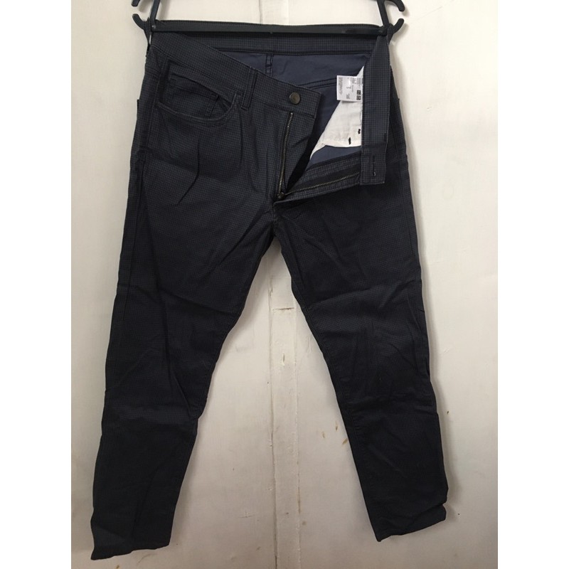 chino tartan uniqlo motif preloved