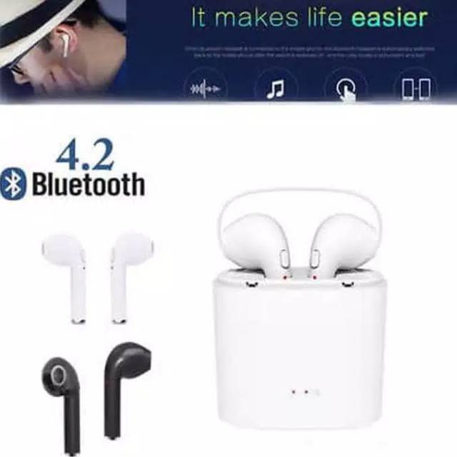 Headset bluetooth HBQ I7S tws android iphone 7 8 X/ earphone bluetooth HBQ I7S V4.1 OEM high quality-2