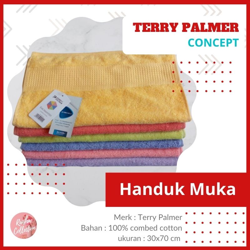 RC Terry palmer Handuk Muka  Handuk Olahraga  Sport Handuk Travel Concept 30x70cm