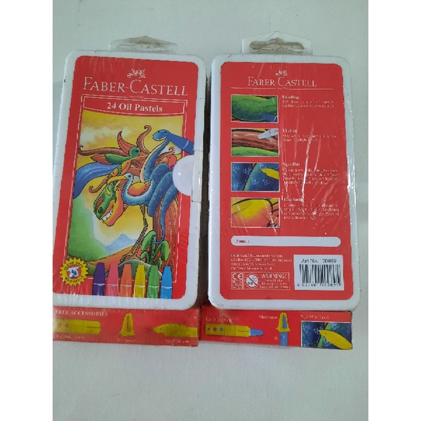 

CRAYON FABER CASTELL/OIL PASTEL 24 FREE ACCESSORIES