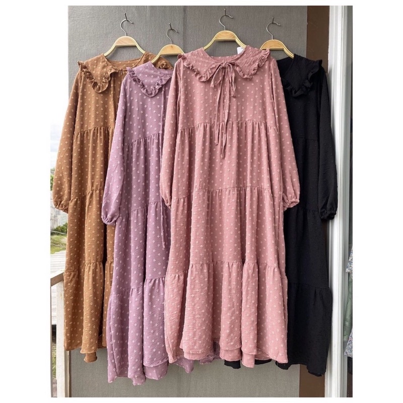 Zamira Midi Dress Krah Simpul