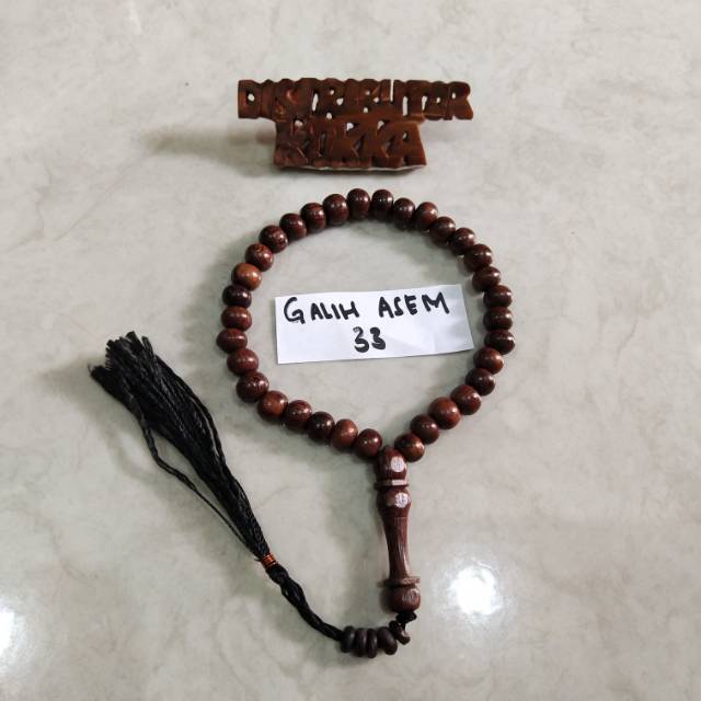 Tasbih 33 galih asem