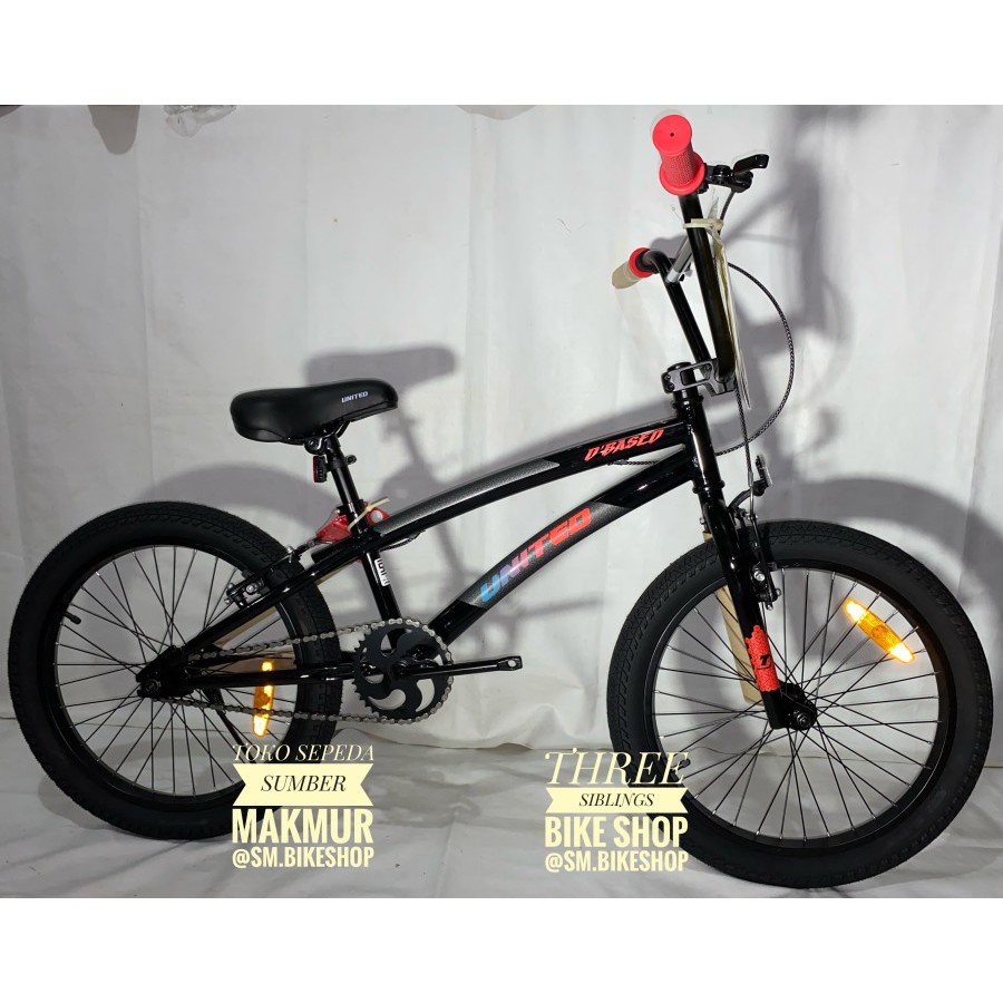 SEPEDA BMX UNITED D'BASED 20 INCH BLACK