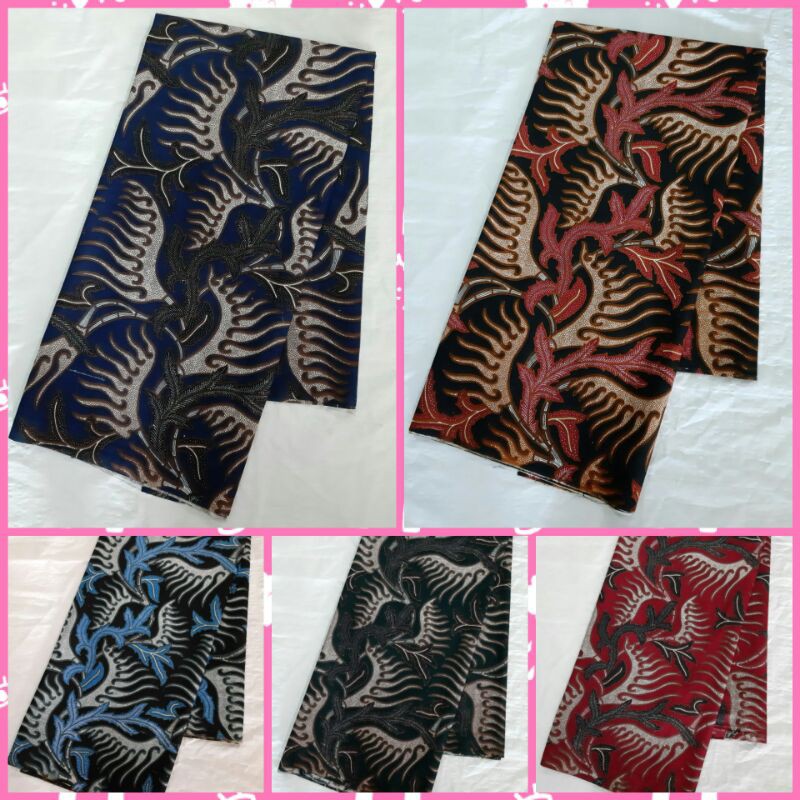 kain batik dulang mas motif sayap
