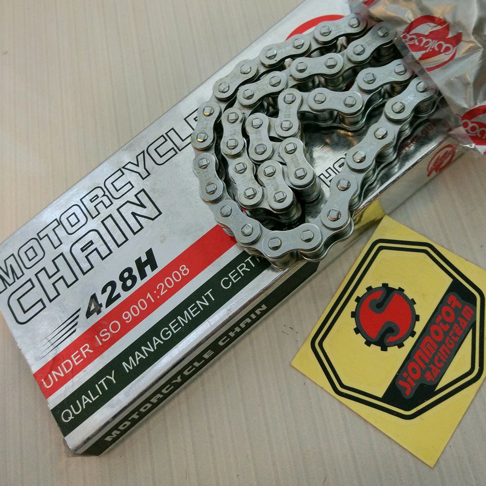 Rantai Motor 428H-140L Hard Chrome Wilwood SION MOTOR