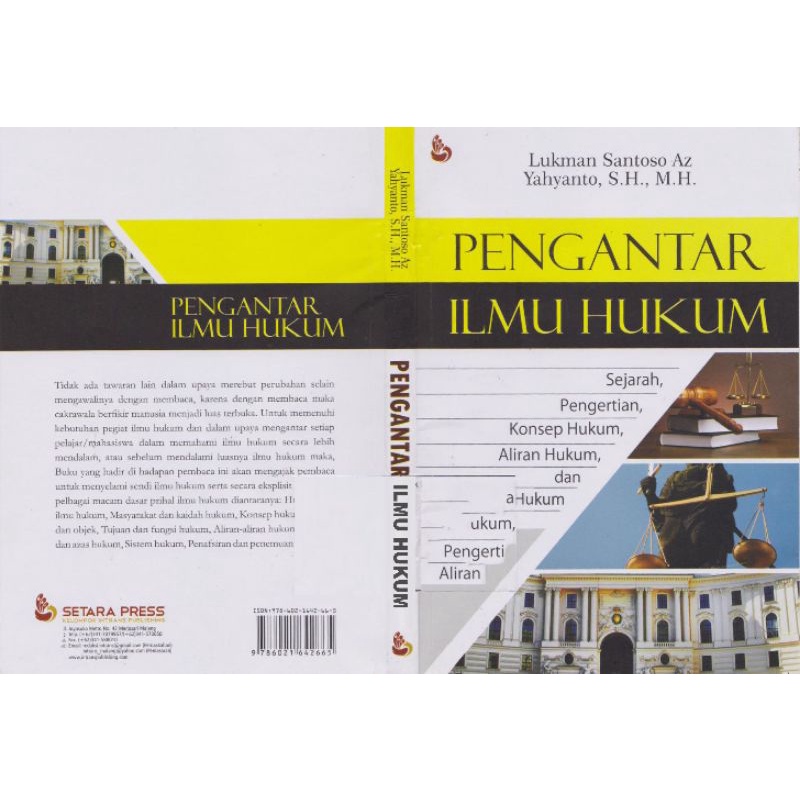 Jual Pengantar Ilmu Hukum - Lukman Santoso | Shopee Indonesia