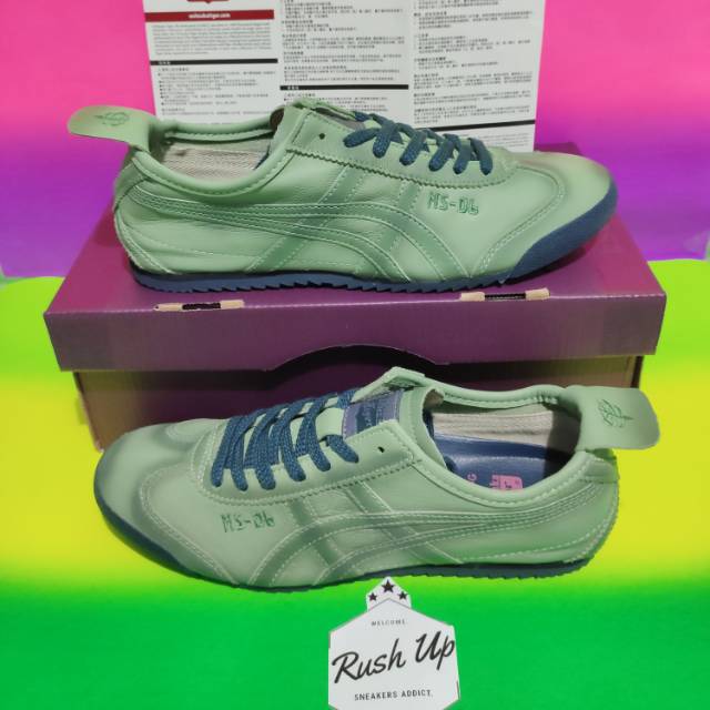 SEPATU ONITSUKA TIGER MEXICO 66 GUNDAM MS-06 GREEN JAPAN GRADE ORIGINAL