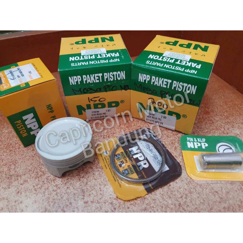 Piston Kit MEGA PRO NEW dan VERZA NPP oversize 150 dan 200