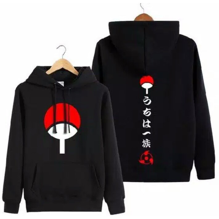 JAKET NARUTO ANIME UCHIHA SHARINGAN HARAJUKU BIG SIZE / ALL SIZE UNISEX M L XL XXL 3XL 4XL 5XL