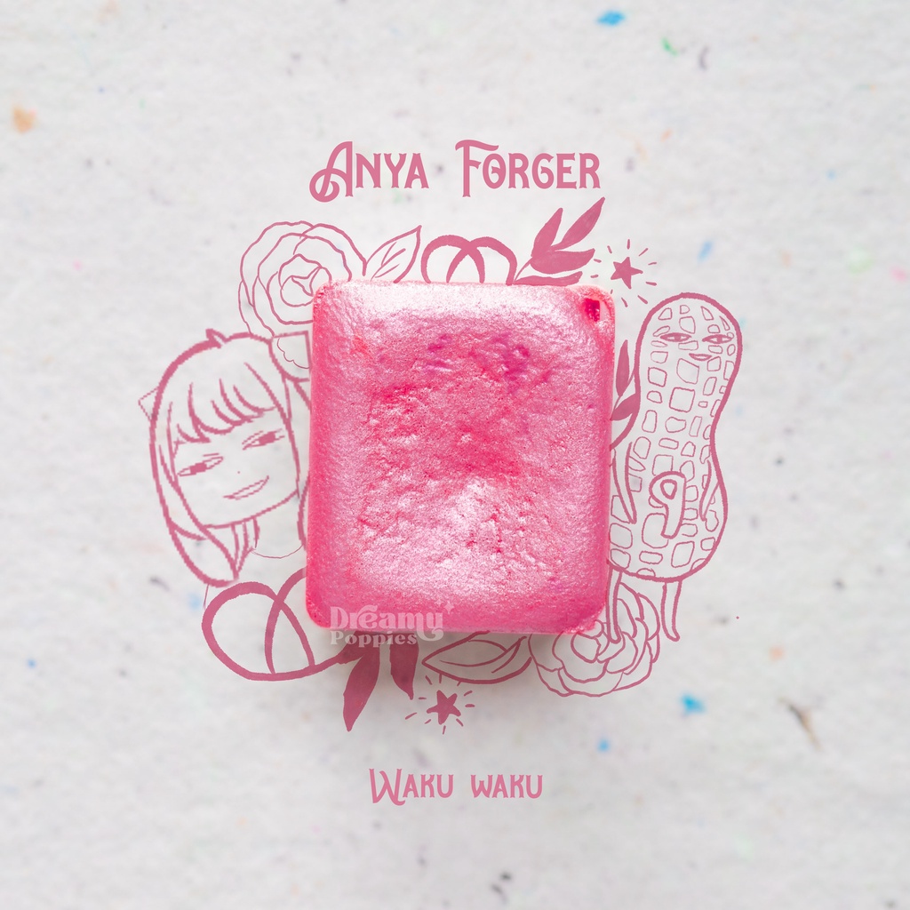 

Dreamy Poppies Spy x Family Handmade Watercolor Series