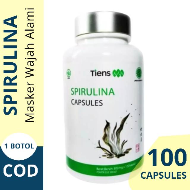  MASKER  SPIRULINA  SPIRULINA  TIENS  Free Kuas Promo By 