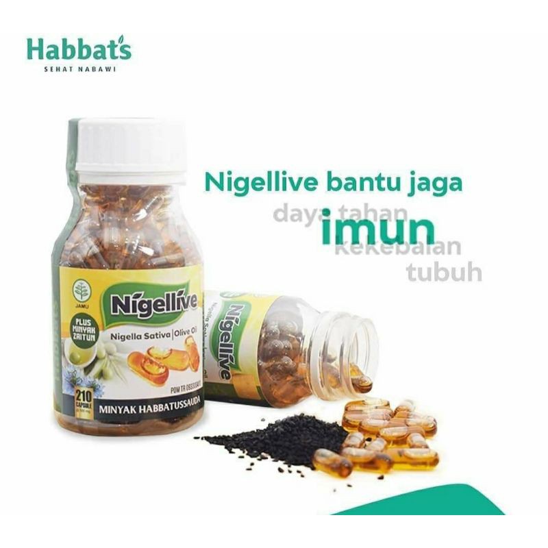 Nigellive sativa oil isi 200 kapsul