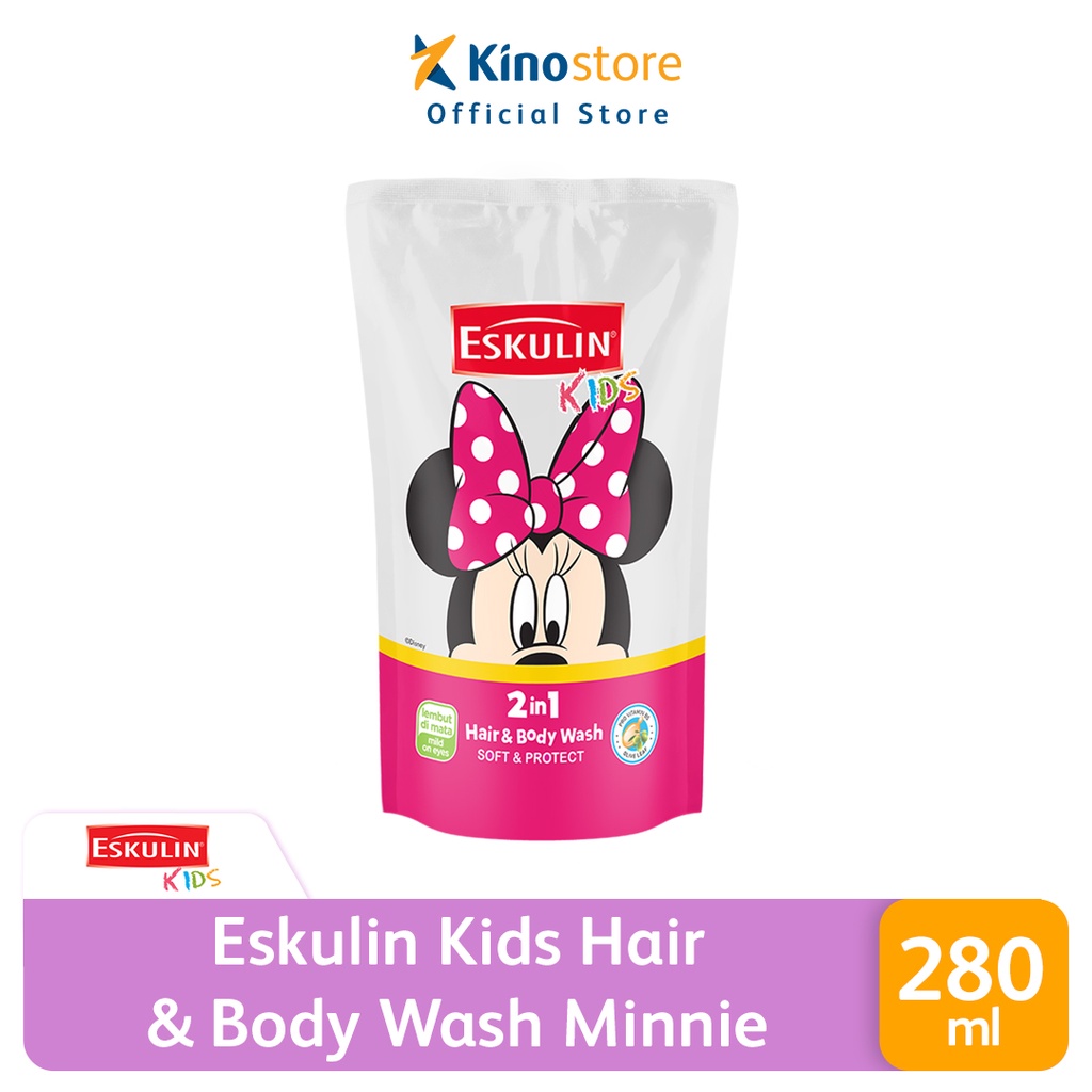 Jual Eskulin Kids Hair & Body Wash Soft & Protect 280 Ml | Shopee Indonesia