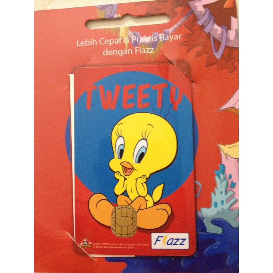 Kartu flazz bca - tweety + gratis kalender - looney tunes edition