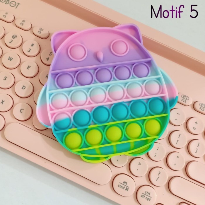 POP IT FIDGET TOY PUSH POP IT RAINBOW MAINAN EDUKASI STRESS RELEASE-MOTIF 05