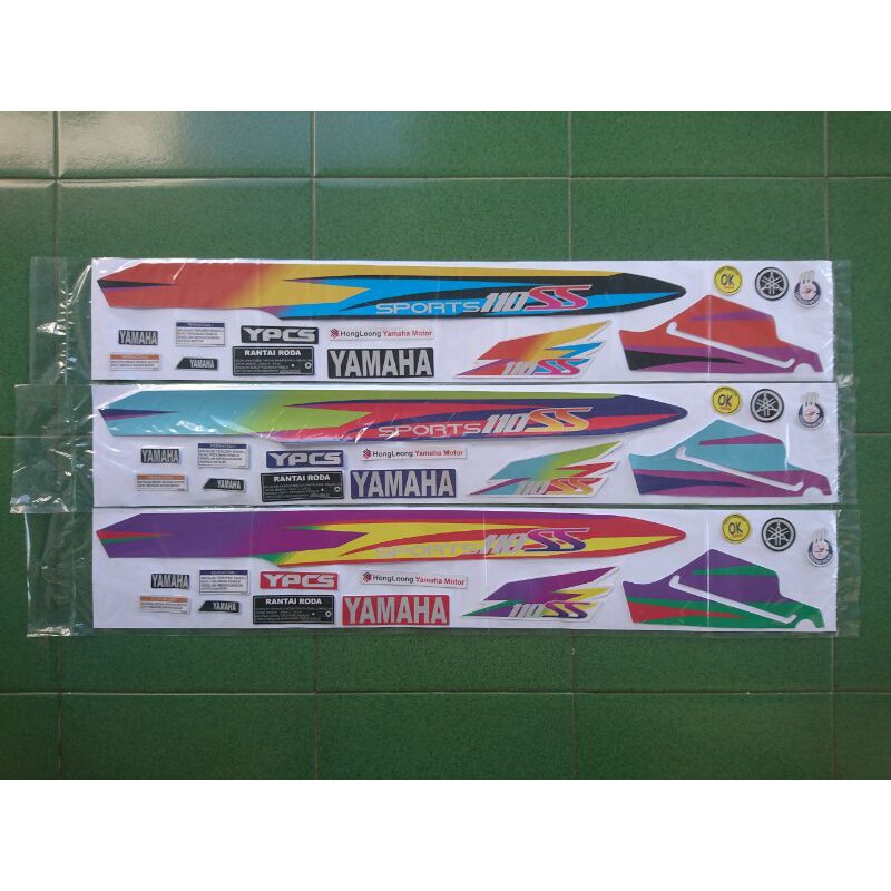 striping yamaha sports 110ss 1995