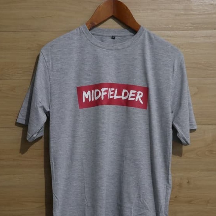 Kaos Baju  Obral Combed 30 Distro Midfielder Futsal  Supreme 