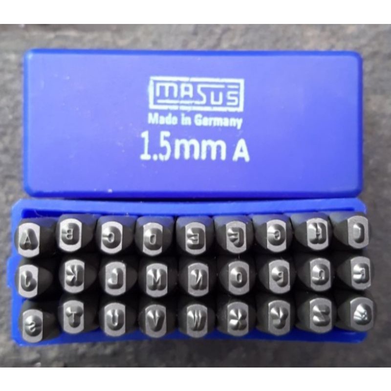 

Hurup ketok 1,5 mm Stamp punch MASUS A-Z