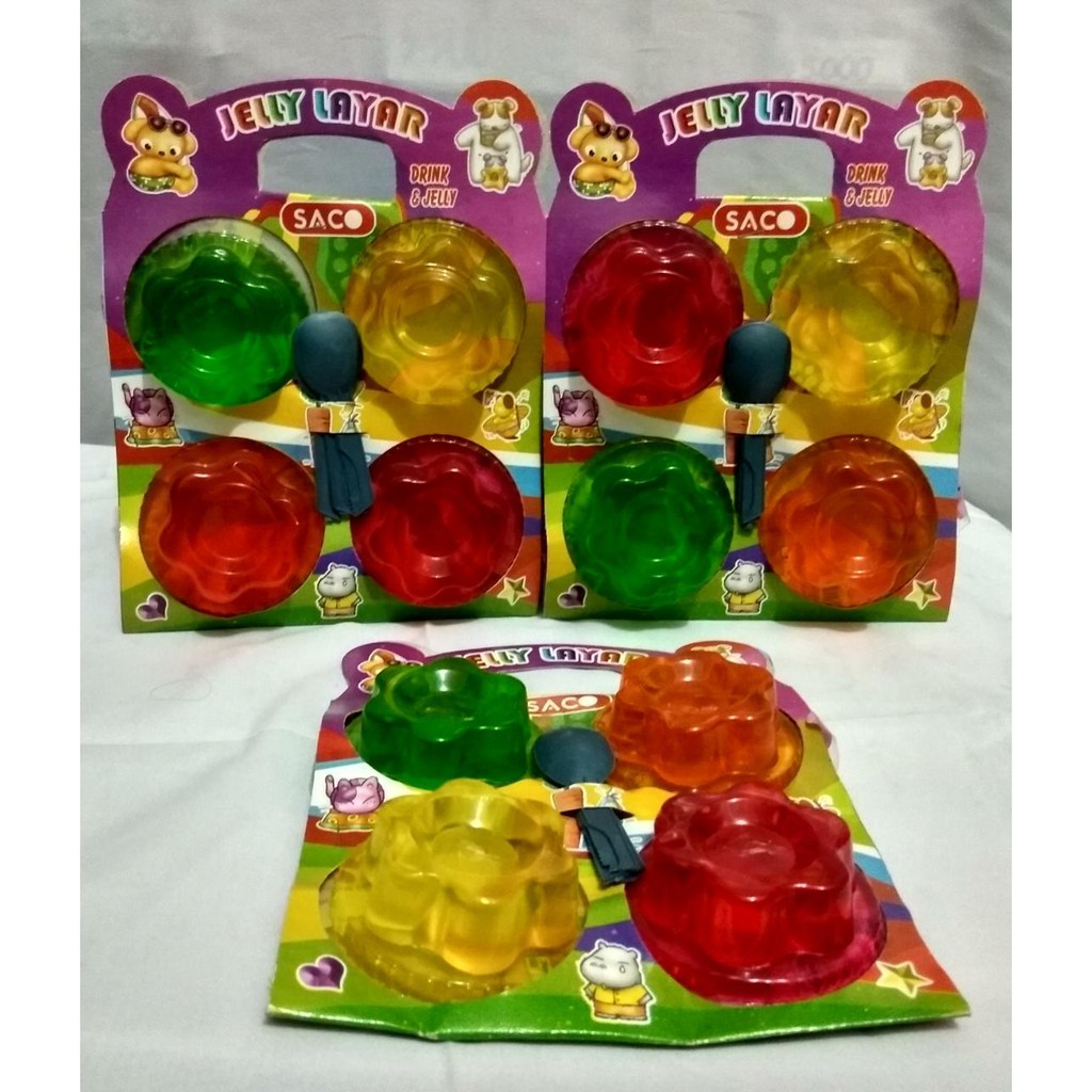 

Vania Snack Jelly layar isi 4 Pcs/Aneka Snack/Snack Murah/Snack Grosir