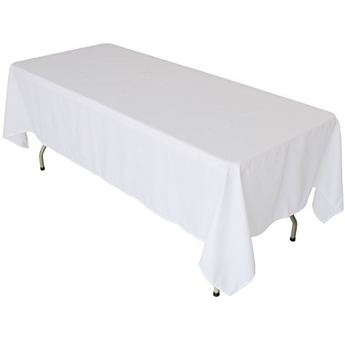 Table cloth/taplak meja full cotton/damask putih/white