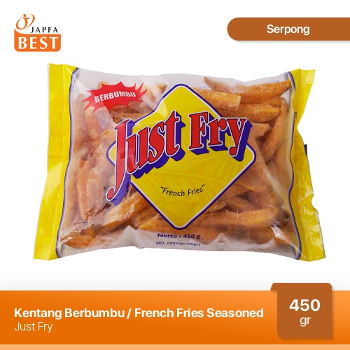 Kentang Just Fry Berbumbu / French Fries Just Fry Seasoned 450 gr