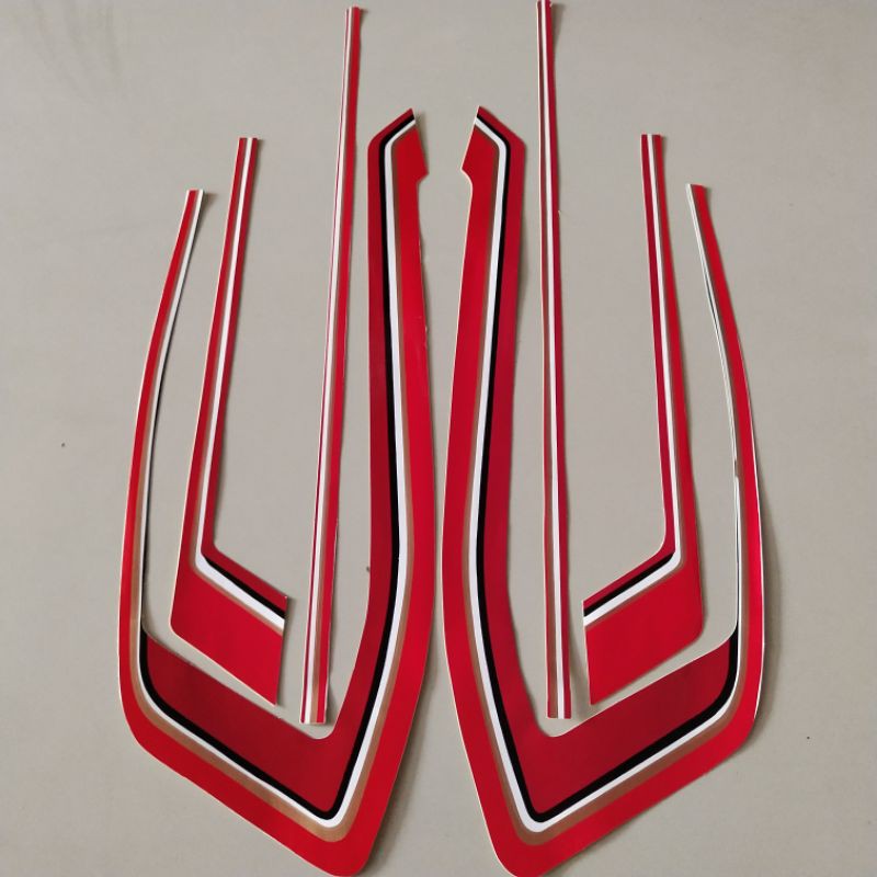 striping honda gl pro 1983 merah putih berkualitas termurah
