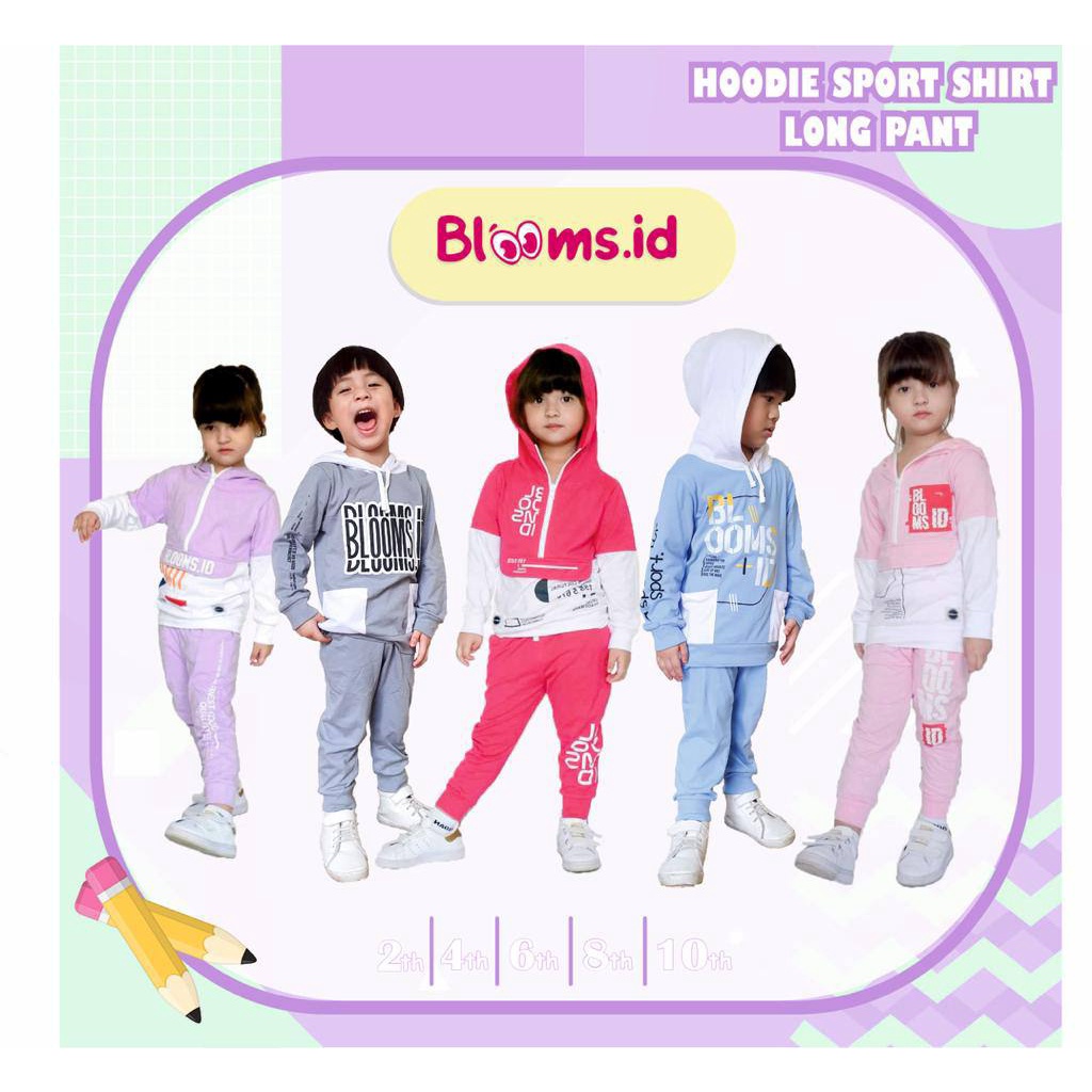 Hoodie Sport Shirt Longpant Bloom