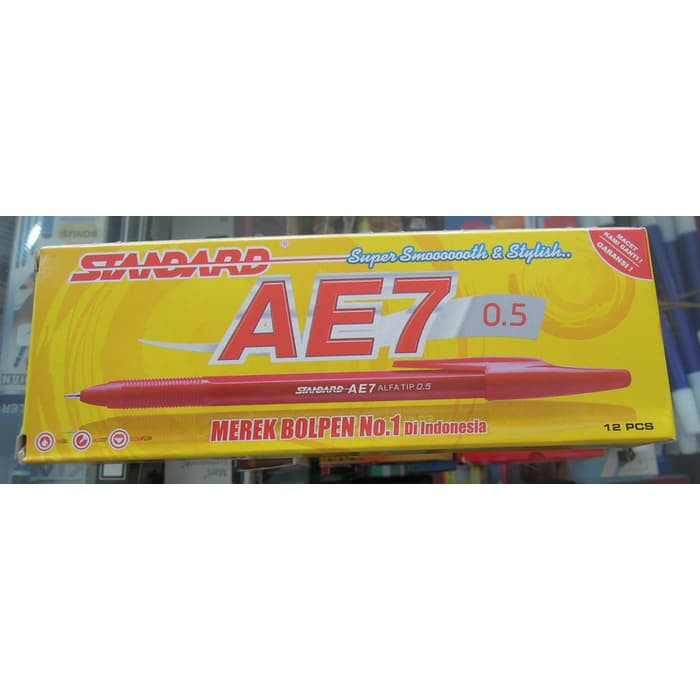 

TURUN HARGA Pulpen Standard AE7 Merah