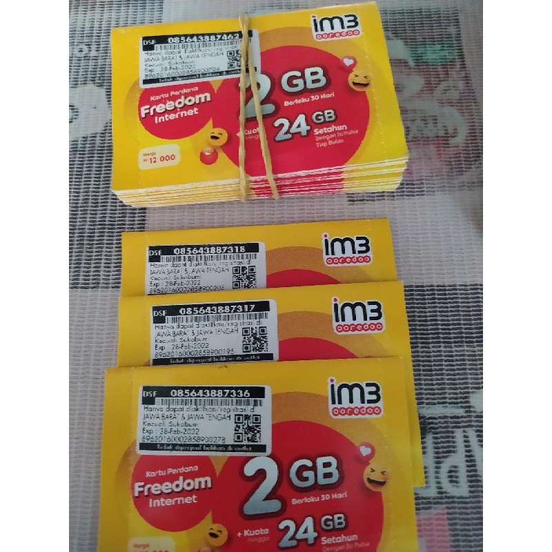 Promo kartu perdana indosat Ooredoo 2 GB ori