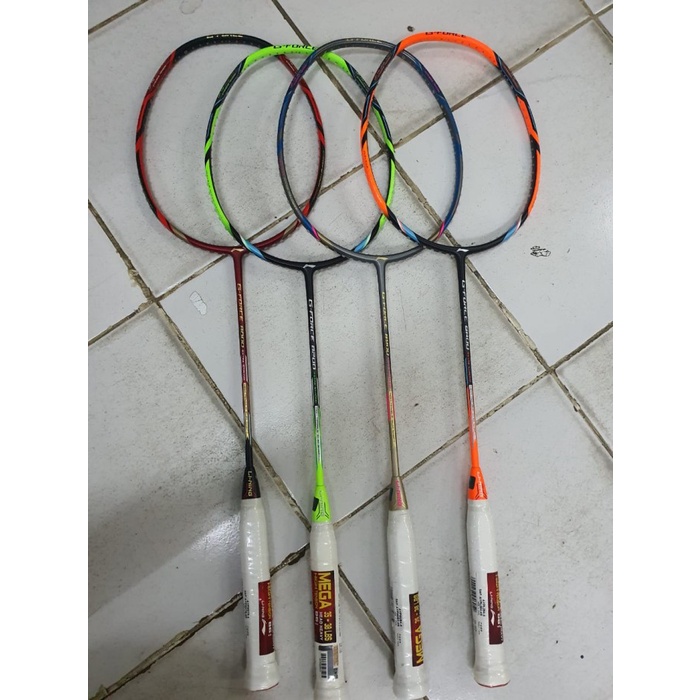 MURAH RAKET BADMINTON LINING ORIGINAL G-FORCE 8000 8800 8900 EXTRA STRONG - 8000 RED BLACK