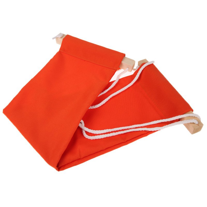 Mini Hammock Tablet Foot OMHALUOR Rest / Pijakan Kaki Meja - Orange