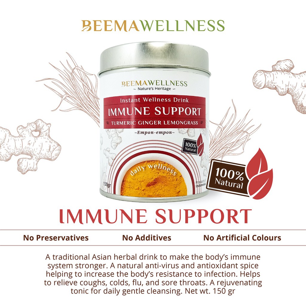 

Beema Welness Imune Support Empon Empon - 150gr