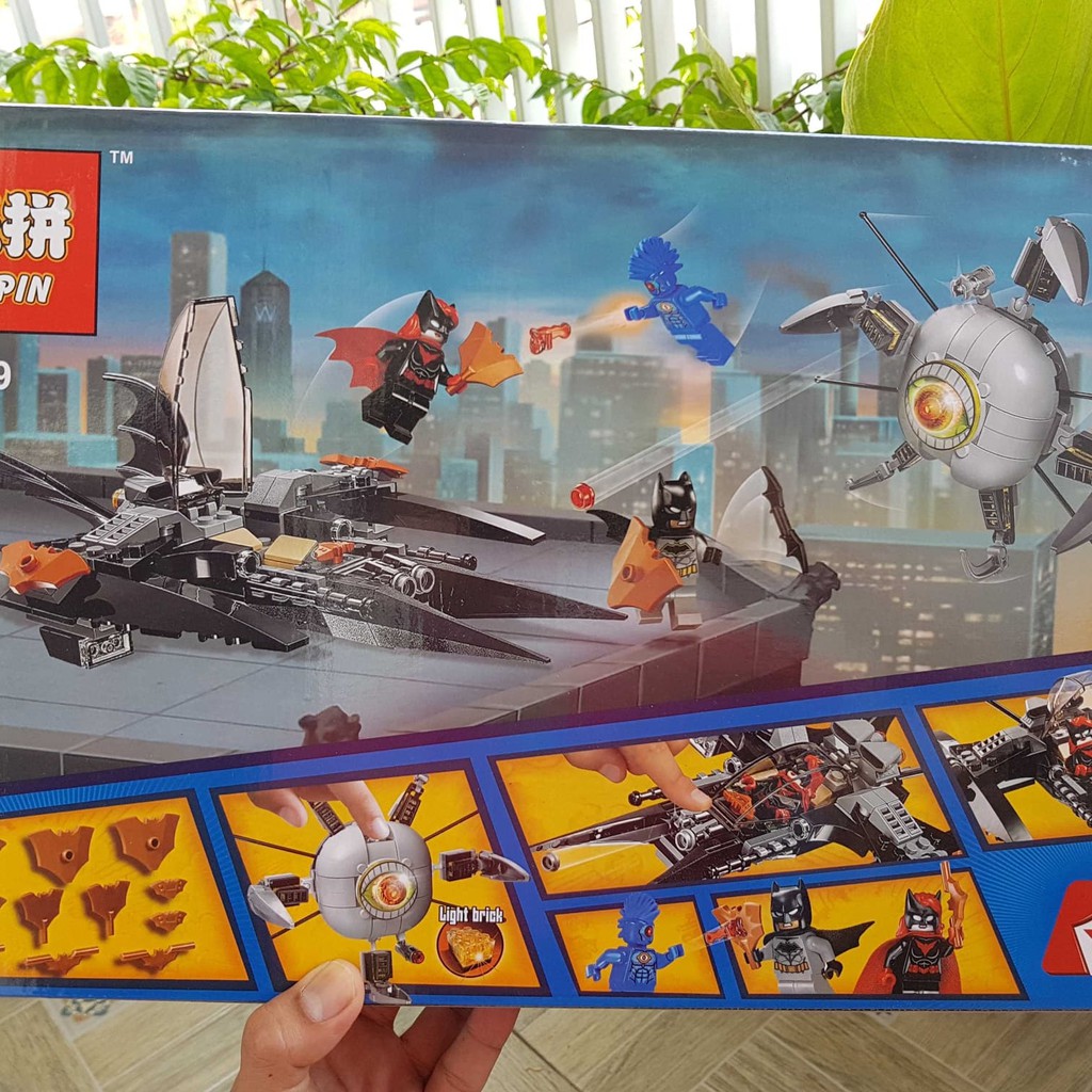 GRATIS Lepin 07109 batman brother eye takedown. superhero