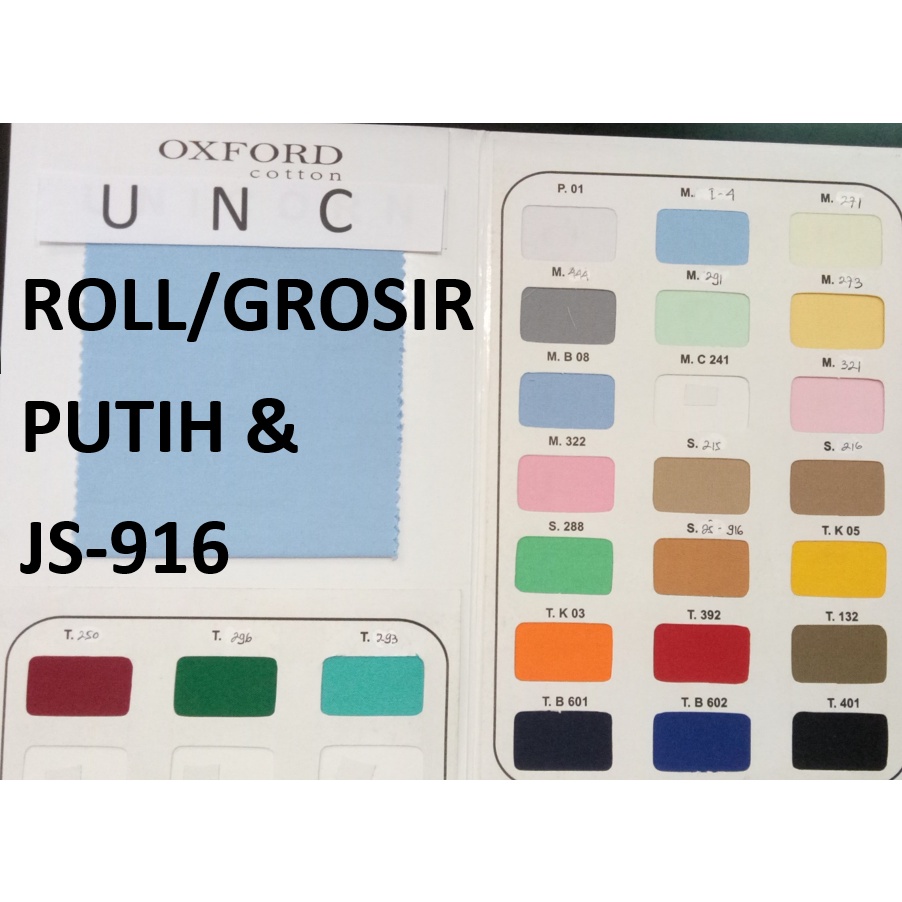 Oxford Lb 1.5m Oxford UNC ROLL Kain oxford murah oxford bahan seragam oxford masker lb 1.5m murah