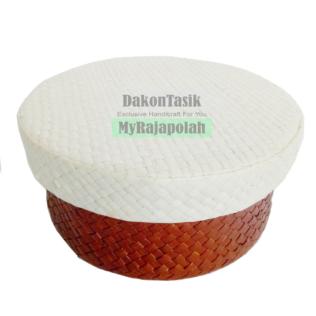 DT - 17138 TOPLES TEMPAT PENYIMPANAN PERHIASAN AKSESORIS ANYAMAN PANDAN