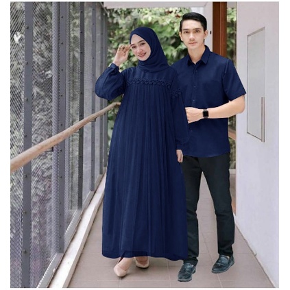 Baju kondangan couple wanita remaja muslimah kekinian