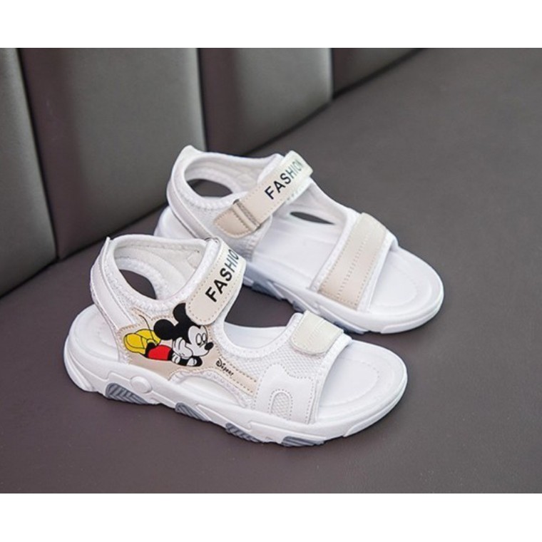 JS_SANDAL ANAK MICKEYMOUSE MUTIA TALI VELCRO FS276