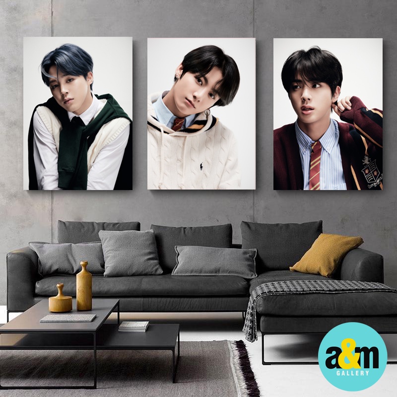 Poster Kayu BTS MAP OF THE SOUL JIN RM SUGA JUNGKOOK J-HOPE JIMIN V I Hiasan Dinding Dekorasi Kamar I Poster Kayu K-POP Dekorasi Kamar - A&amp;M