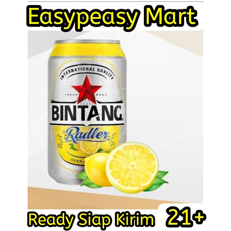 Bintang Radler Lemon 0% - 320ml Kaleng