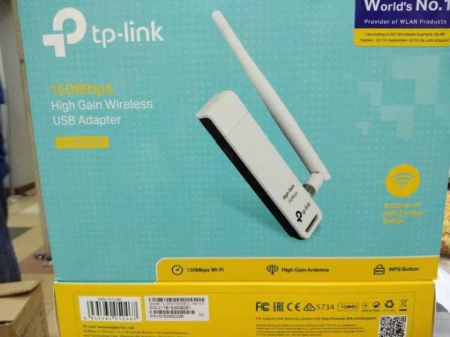 TP-LINK TL-WN 722N USB Wireless Adapter 150Mbps