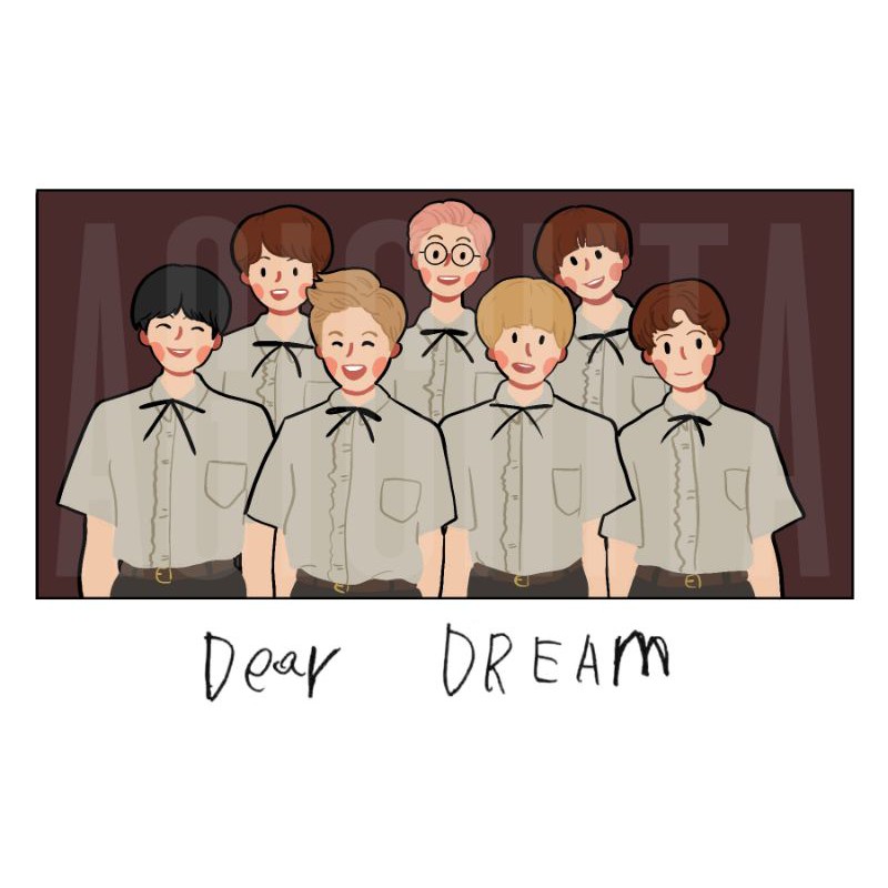 ART PRINT POSTCARD NCT DREAM AGICHITA