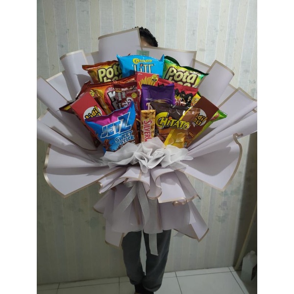 

Buket Paket Rose / buket Snack