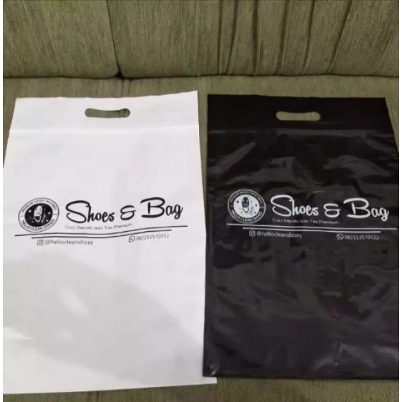 (BISA COD)PLASTIK SABLON MODEL ZIP UKURAN 30 X 45