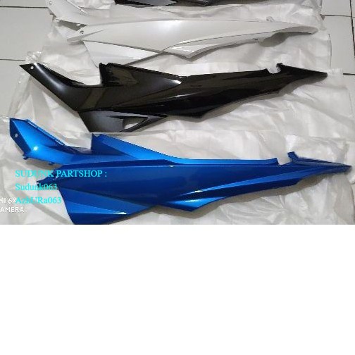 cover body belakang satria Fu Facelift FL biru gp