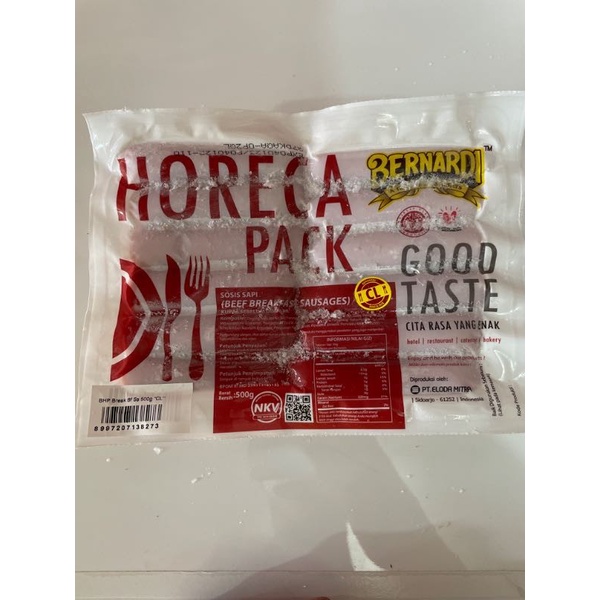 

Bernardi horeca beef breakfast sosis sapi 500gr