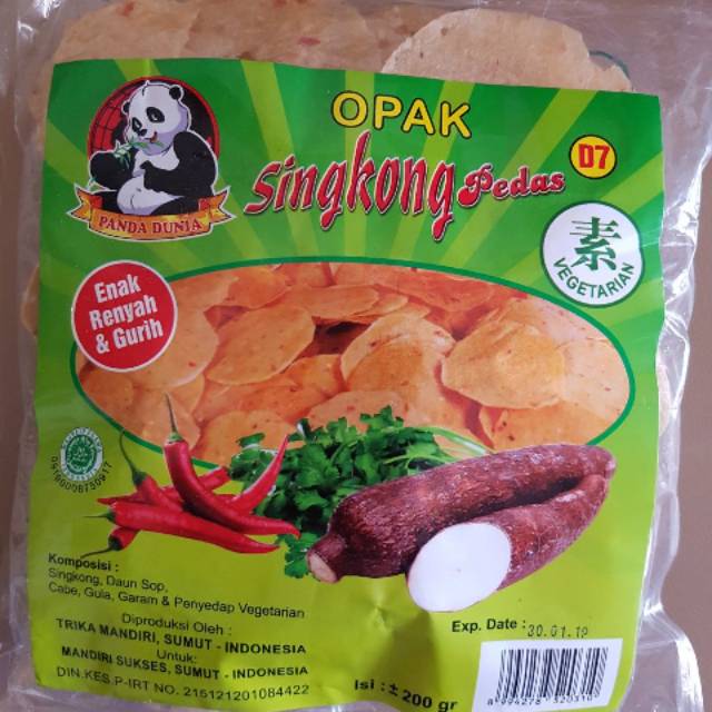 

Opak Singkong Pedas Vegetarian