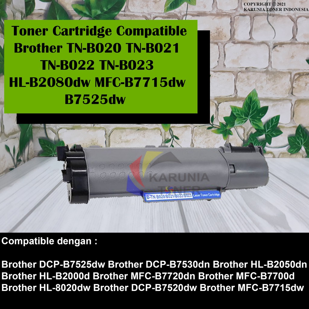 Toner Cartridge  Compatible Printer DR B022 B2080DW B7535DW B7715DW